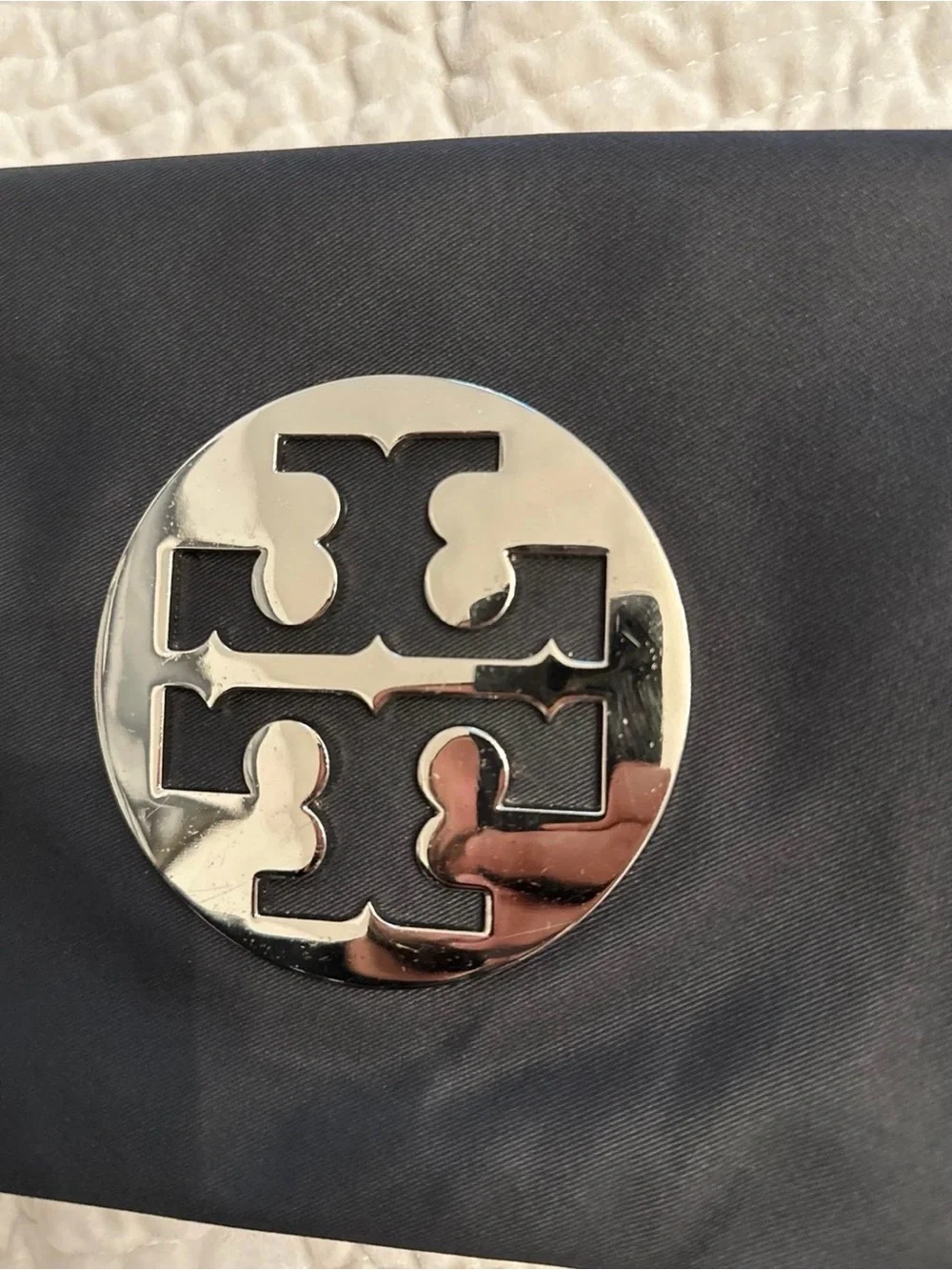 Tory Burch Bombe Clutch with strap pre owned